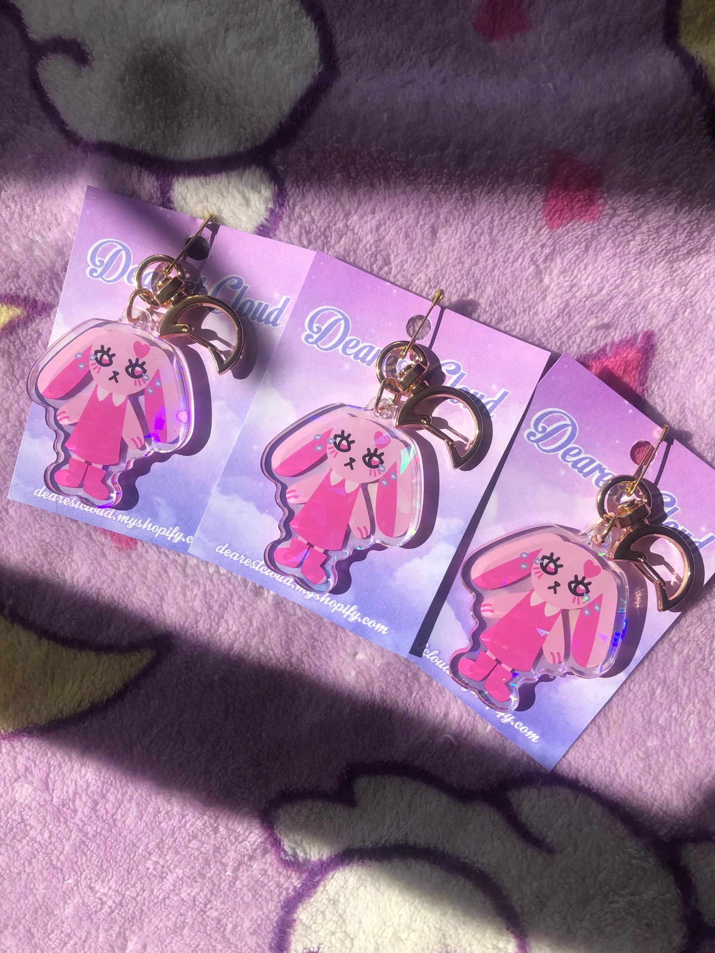 Crybunny Keychain