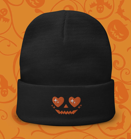 Sparkle Pumpkin Beanie