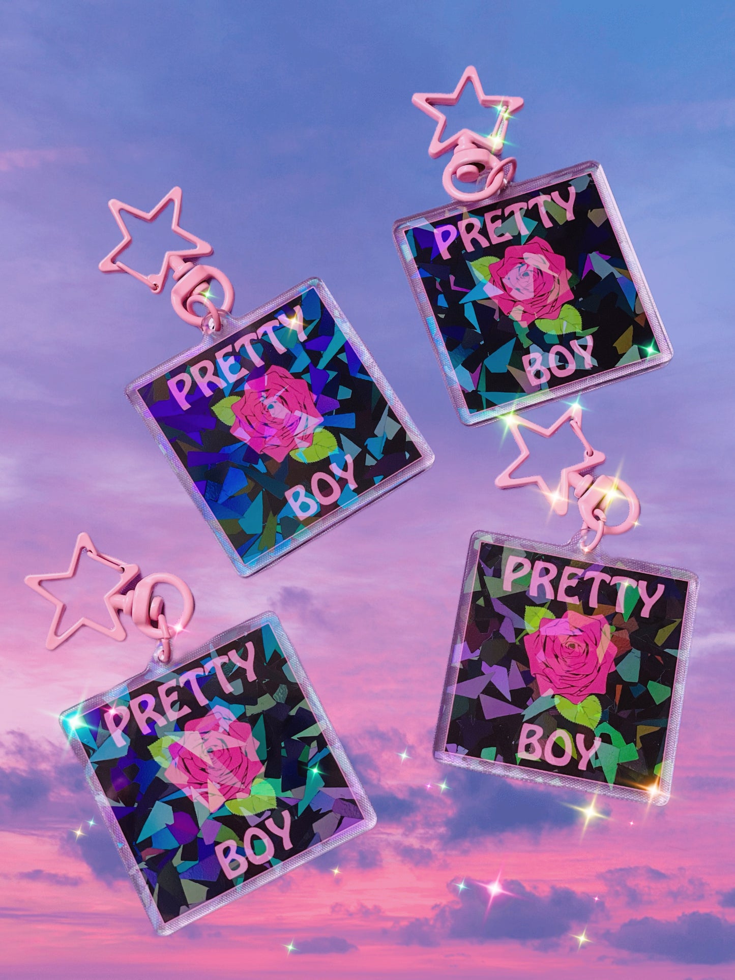 Pretty Boy Keychain