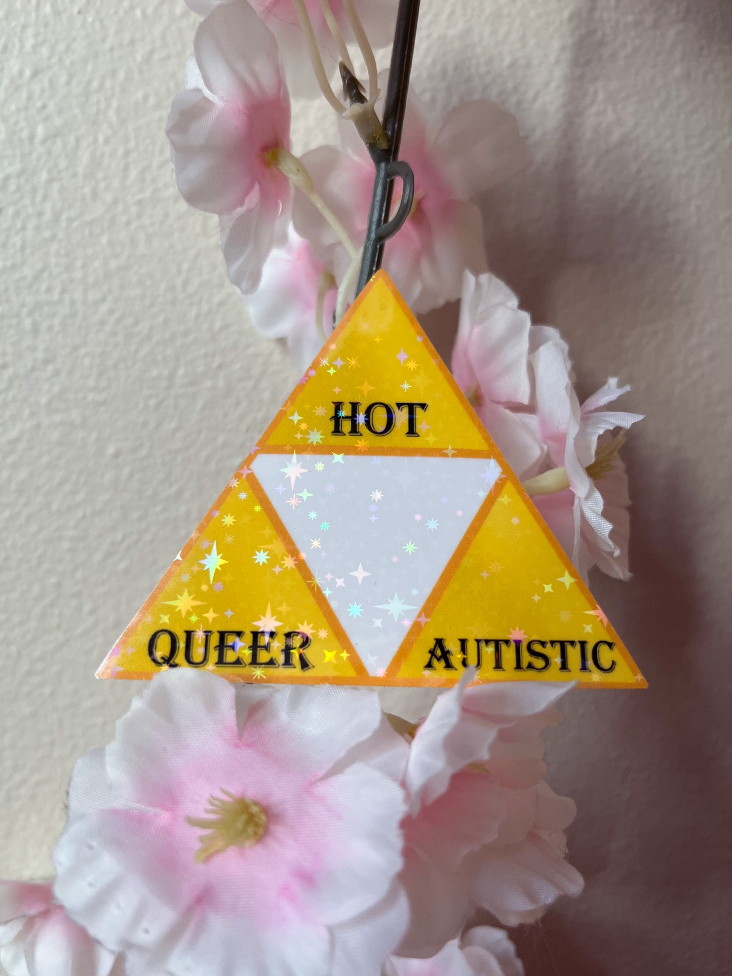 Hot, Queer, Autistic Sticker