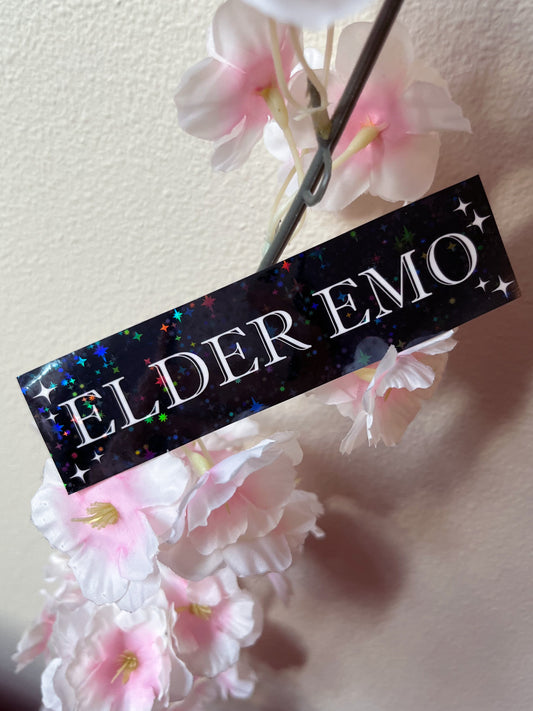 Elder Emo Sticker