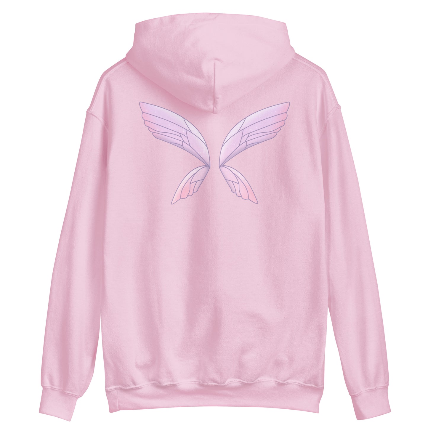 Fairy Heart Wings Hoodie (Pink)